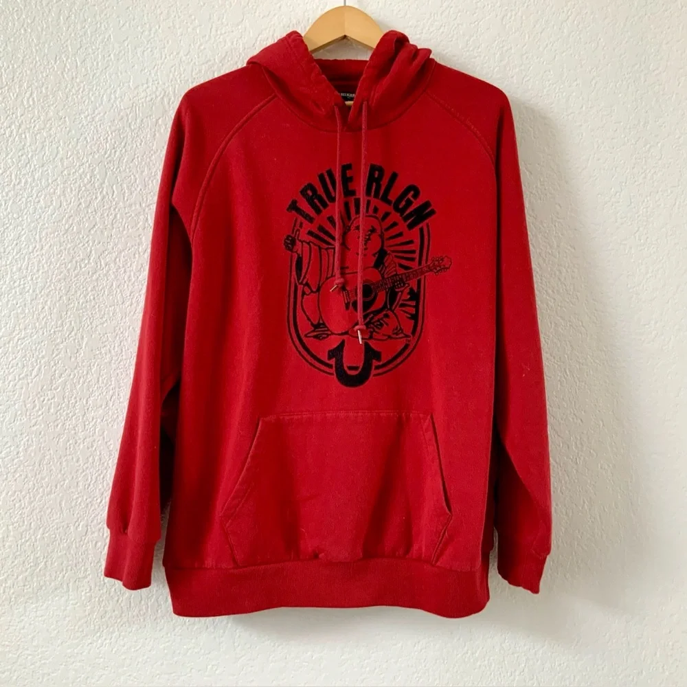 True Religion, Raglan Hoodie, Sz XXL